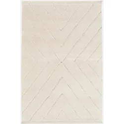 Getufteter Innenteppich mit leichten cremefarbenen Reliefs, 200 x 290cm - Meryl