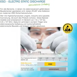 Atlas Halbschuh FLASH 1300 ESD S1, Weite 10 Größe 39