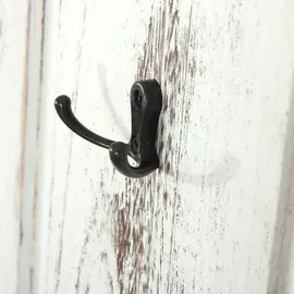 Mendler Garderobenpaneel T33 109 x 28 x 4 cm Weiß