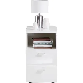 FMD Nachtschrank Suva 35 x 40 x 60 cm Weiß