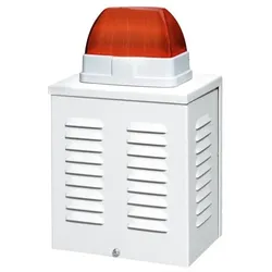 ABUS SG3210 Alarmgeber Sirene Blitz Attrappe Dummy Einbrecher Abschreckung