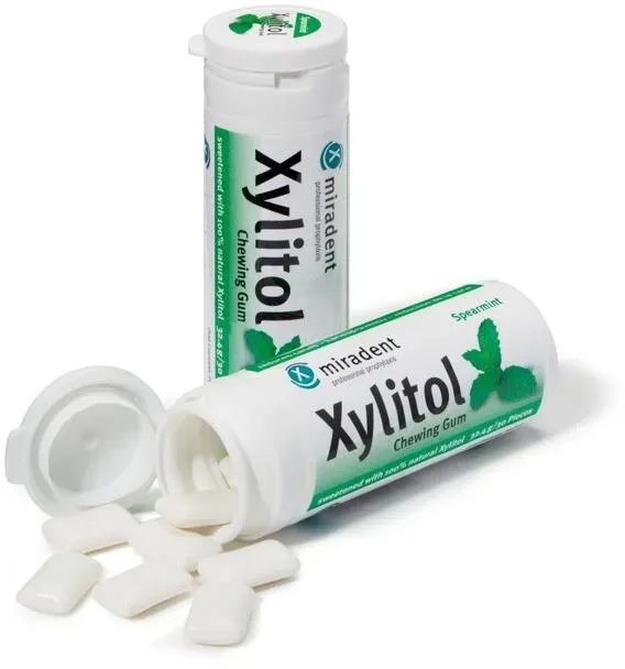 miradent Xylitol Chewing Gum Spearmint