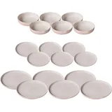 Ritzenhoff & Breker Jasper Teller und Schalenset 18er Set rosa