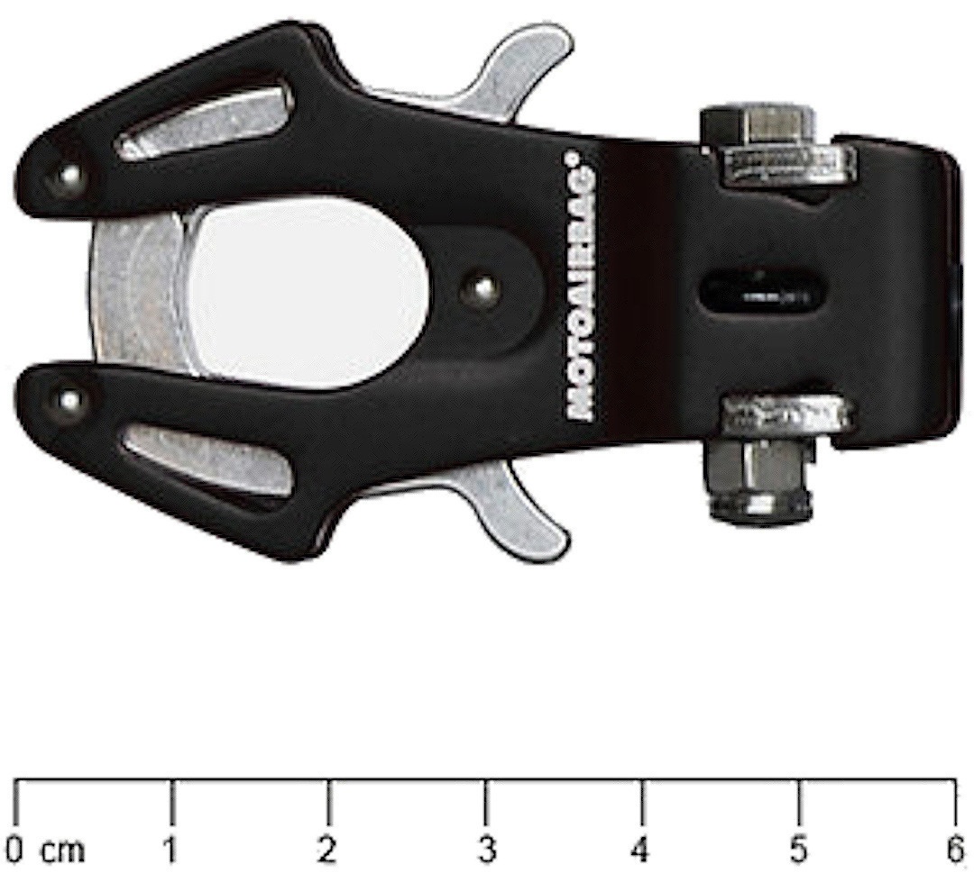 Motoairbag Fastlock Schnellspanner, schwarz, Größe 60 mm für Männer