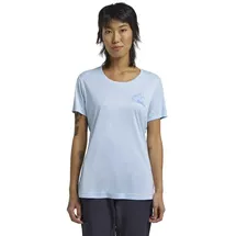 Jack Wolfskin Peak Graphic Kurzarm-t-shirt - Mtn Ice Blue - M