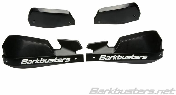 Barkbusters Zwarte VPS MX Handguard Shells/Zwarte Deflector, zwart