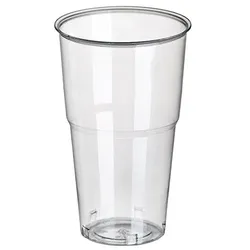 BIO Becher "Cool" aus PLA 0,4 L 50 Stück kompostierbar Trinkbecher Einwegbecher PLA-Becher