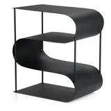 moritz Kaminholzregal Metall 0,45 m schwarz