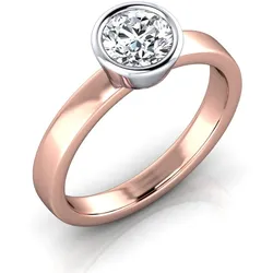 Verlobungsring VR29 333er Rot-/Weiflgold - 7939
