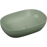 Vitra Options Aufsatzschale 5995B420-0016 59x40,5cm, oval, ohne Überlauf/Hahnloch, Taupe matt VC