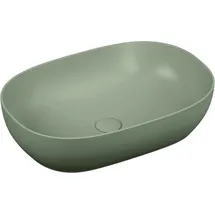 Vitra Options Aufsatzschale 5995B420-0016 59x40,5cm, oval, ohne Überlauf/Hahnloch, Taupe matt VC