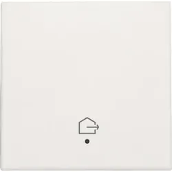 Niko Züblin 101-32902 Abdeckung mit Linse, für vernetzten Einfachschalter, Symbol „Haus verlassen“, white 10132902