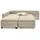 luma-home Eckcouch Cord 4-Sitzer Beige/Grau
