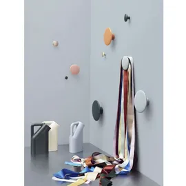 Muuto Garderobenhaken Dots Metal gedämpftes Blau