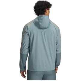 Under Armour Challenger Warmup Jacke, - Blue / Squad Orange / L