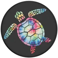 PopSockets PopGrip Psychedelic Turtle schwarz
