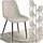 Tectake Esszimmerstuhl Monroe gepolstert creme 8er Set