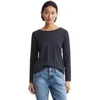Marc O'Polo Langarmshirt in Organic Cotton-Qualität blau XL