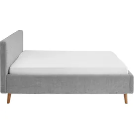 Meise Möbel Polsterbett Mattis ¦ grau ¦ Maße (cm): B: 201 H: 105