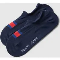 Füßlinge mit Logo-Print im 2er-Pack, Marine, 39/42