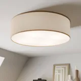 TK Lighting Deckenleuchte Rondo, beige, Metall, Ø 45 cm, E27