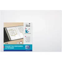 Oxford Elba 100206863 Prospekthülle, DIN A3 quer, PP, 0,09