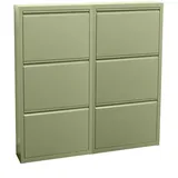 VCM Pisa 100 x 106 x 16 cm 6 Klappen grün / grün