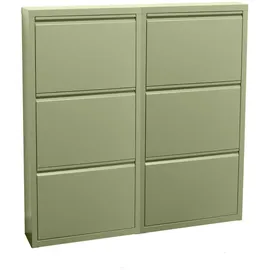 VCM Pisa 100 x 106 x 16 cm 6 Klappen grün / grün
