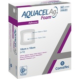 Convatec (Germany) GmbH Aquacel Ag Foam adhäsiv 10x10cm