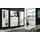 Möbel Kraft Hängeschrank 54 x 31 x 170 cm Weiß