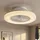 GLOBO LED Deckenventilator 50 cm Deckenventilator Weiß