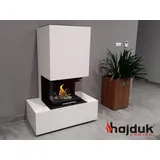 Hajduk Kaminbausätze BRILLIANT wide mit Keramik mit Kamineinsatz SMART 2XLTh 6,5 kW"