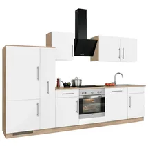 WIHO KÜCHEN Küchenzeile »Cali«, ohne E-Geräte, Breite 310 cm, weiß