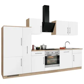 WIHO KÜCHEN Küchenzeile »Cali«, ohne E-Geräte, Breite 310 cm, weiß