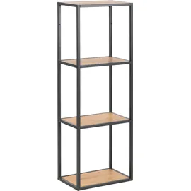 Actona Wandregal SEAFORD 37 x 108 x 24 cm Schwarz