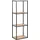 Actona Wandregal SEAFORD 37 x 108 x 24 cm Schwarz