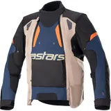 Alpinestars Halo Drystar Jacke Unisex Dunkelblau/Dunkelkhaki/Flamme Orange XL