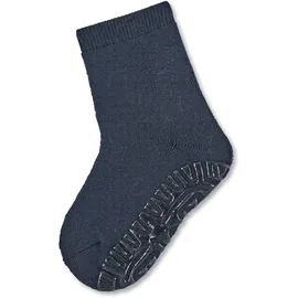 Sterntaler Fli Fli SOFT uni - Unisex Fliesen Flitzer einfarbig - warme Stoppersocken Baby mit Innenfrottee - elastische Baby und Kinder Strümpfe mit Anti-Rutsch-Sohle, marine, Größe 20