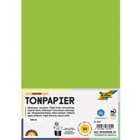 Folia Tonpapier maigrün 130 g/qm 50 Blatt