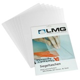 LMG 10 LMG Kaltlaminierfolien glänzend für A4 Vorderseite: 67 micron / Rückseite: 200 micron selbstklebender Rücken