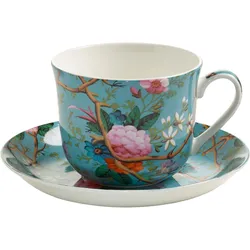 MAXWELL&WILLIAMS KILBURN Frühstückstasse mit Untertasse Victorian Garden in Geschenkbox