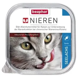 Katzen - Nassfutter BEAPHAR Nierendiät + Seelachs, 100 g