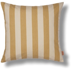 Ferm Living - Strand Outdoor Kissen, 50 x 50 cm, warm yellow / parchment