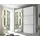 STAUD Schwebetürenschrank Includo 167 x 222 x 68 cm Weiß