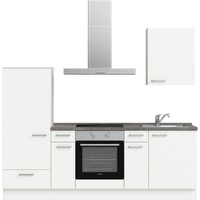 nobilia® elements Küchenzeile »" basic"«, vormontiert, Ausrichtung wählbar, Breite 240 cm, ohne E-Geräte