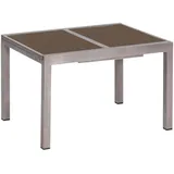 Gardenson Ausziehtisch 200 x 90 x 75 cm braun