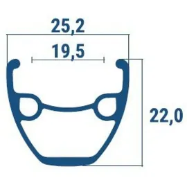 Bonin 27.5 ́ ́ Disc-25 Hinterrad - Black - 12 x 142 mm