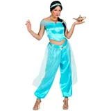 W WIDMANN MILANO Party Fashion - Kostüm Arabische Prinzessin, Top, Hose, Kopfband, Karneval, Mottoparty