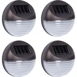 garden hero Außenleuchte Kunststoff 11,5 cm 4er Set schwarz