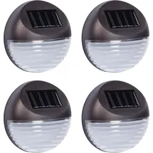 garden hero Außenleuchte Kunststoff 11,5 cm 4er Set schwarz
